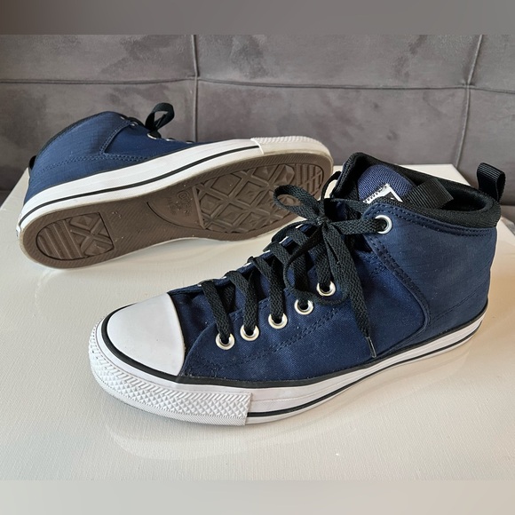 Converse Boys - All Star High Street Shoes - Blue - Picture 3 of 3